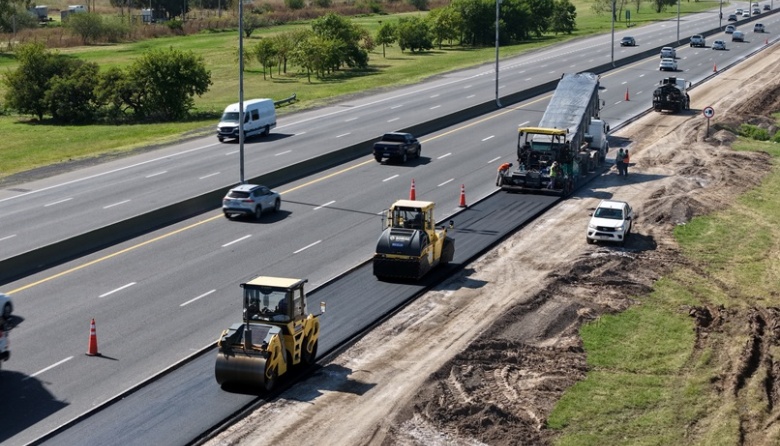Avanza la construcción cuarto carril en la autopista Buenos Aires – La Plata