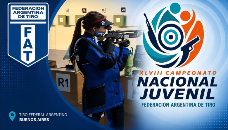 Con apenas 14 años, Luna Lacunza se consagró campeona nacional de tiro deportivo