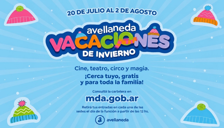 Vacaciones de invierno en Avellaneda: teatro, cine, circo, videojuegos y talleres para toda la familia