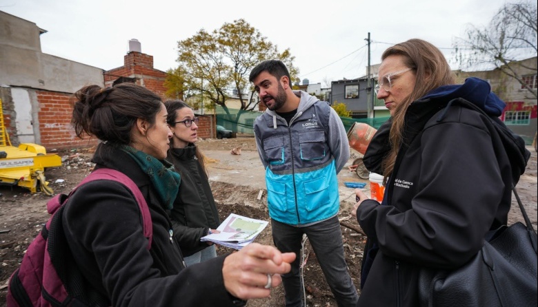 Lanús Gobierno inició las obras para la creación de un nuevo espacio recreativo en el Barrio Villa Talleres