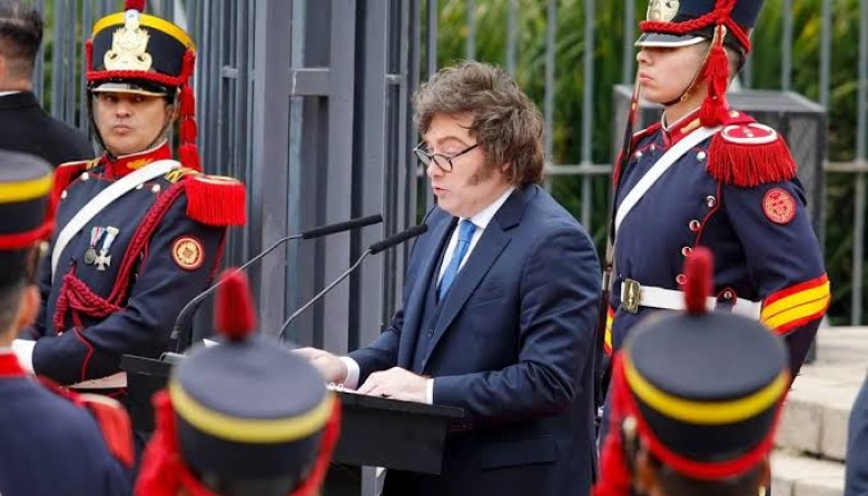 Milei recordó a San Martín y habló de “defender la libertad”