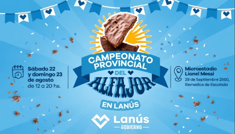 Lanús será sede del Campeonato Provincial del Alfajor