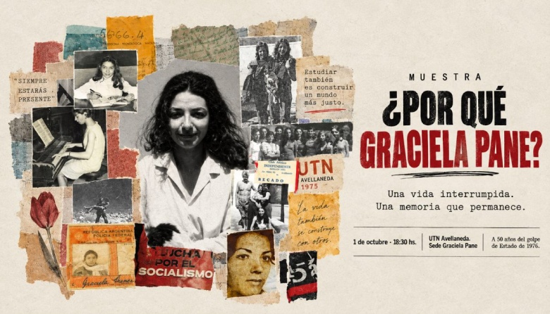 La UTN Avellaneda homenajea a Graciela Pane con una muestra documental en su memoria