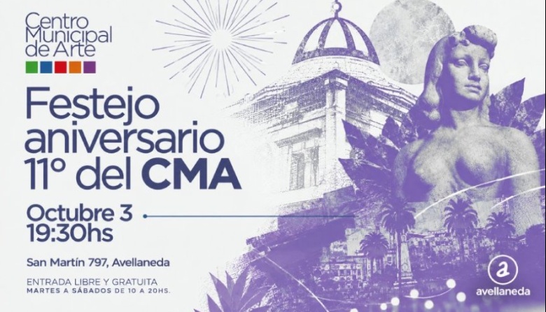 El Centro Municipal de Arte celebra su 11° aniversario con una programación especial