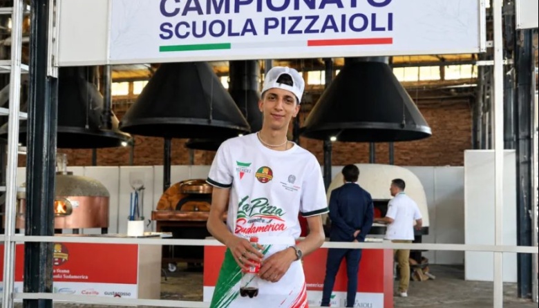 Un vecino de Avellaneda subió al podio en el Sudamericano Scuola Pizzaioli