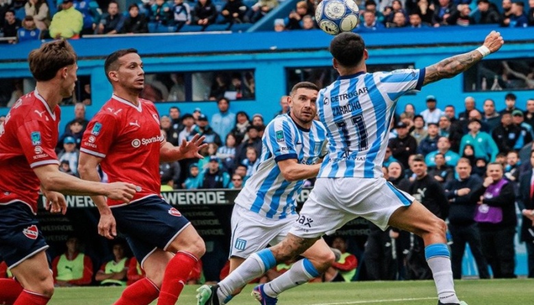 Racing e Independiente igualaron 1-1 en un apasionante clásico de Avellaneda