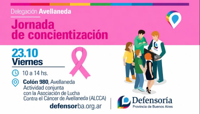 Jornada de prevención del cáncer de mama en Avellaneda