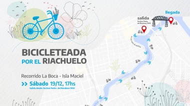 Paseo en bici por el Riachuelo