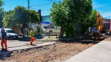 Inició la reconstrucción de pavimentos en el barrio La Sirena