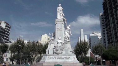 La historia del monumento de Nicolás Avellaneda en Plaza Alsina