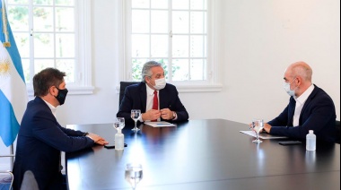 El Presidente analizó con Kicillof y Rodríguez Larreta la suba de casos de coronavirus