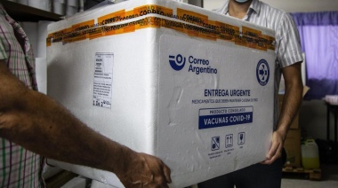 Quilmes recibió una segunda tanda de 1.095 vacunas Sputnik V contra el Coronavirus