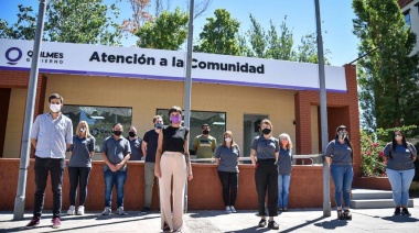 Mayra Mendoza puso en funcionamiento el nuevo Centro de Atención a la Comunidad