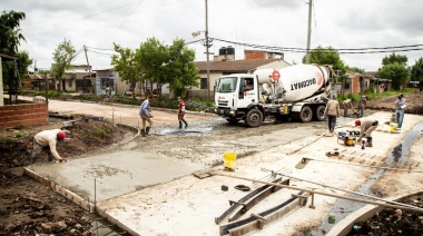 El Municipio de Quilmes continúa con las obras de pavimentación