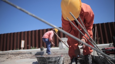 ACUMAR avanza con las obras en el Parque Industrial Curtidor Lanús