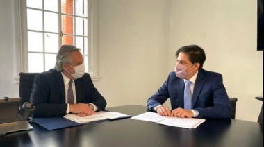Fernández se reunió con Trotta para analizar la "presencialidad administrada" en los colegios