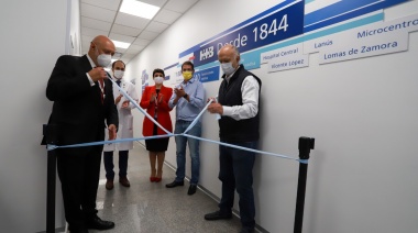 Grindetti participó de la inauguración de nuevos consultorios del Hospital Británico en Lanús