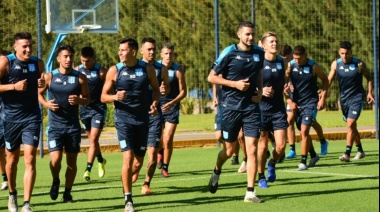 Racing se entrenó pensando en el partido partido contra Vélez