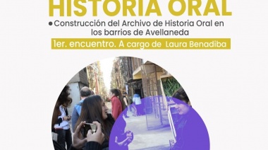 Taller de Introducción a la Historia Oral en Avellaneda