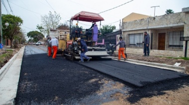 Avanzan las obras del plan de asfaltos en la zona oeste del distrito