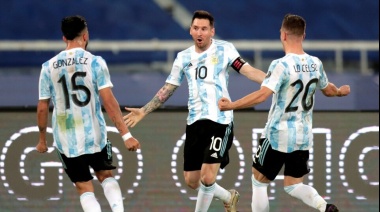 Argentina no pudo mantener la ventaja e igualó 1-1 ante Chile en su debut en la Copa América