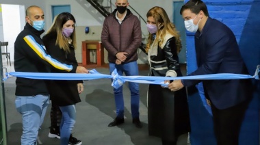 Chornobroff y Sierra inauguraron obras en clubes de barrio de Avellaneda 