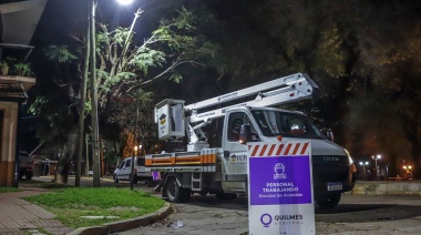 Gandulfo: "Terminaremos los dos primeros años de gestión con 26 mil luces led nuevas en Quilmes"