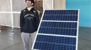 Estudiantes de la Escuela Secundaria Técnica de la UNDAV armaron paneles solares