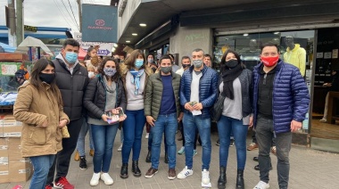Walter Queijeiro, Fernando Pérez y los precandidatos de "Dar el Paso" recorrieron Solano