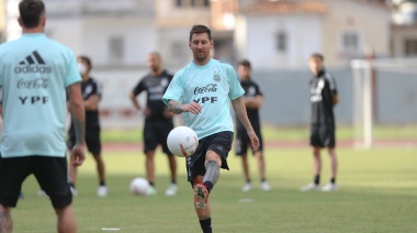 Scaloni probó el equipo para enfrentar a Venezuela