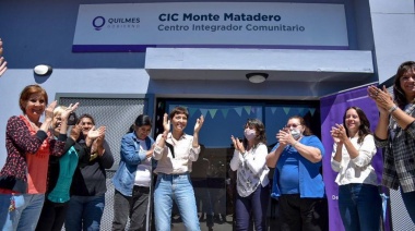 Mayra Mendoza inauguró el Centro Integrador Comunitario Monte Matadero