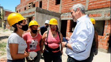 Casa Propia: Ferraresi recorrió obras que avanzan en Avellaneda