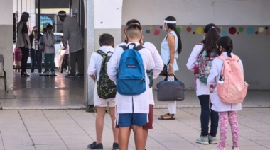 La Provincia habilita dejar de usar barbijos al aire libre en escuelas