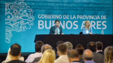 Kicillof anunció una batería de medidas para "transformar" la provincia en seis años