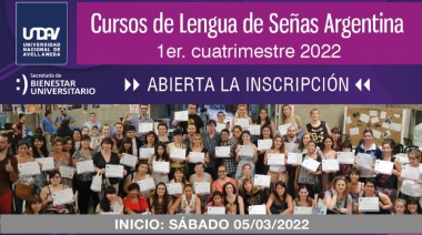 Cursos de Lengua de Señas Argentina en la UNDAV
