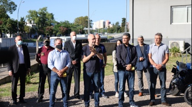 Grindetti presente en la presentación de los nuevos anillos de seguridad en el área Metropolitana