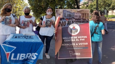 Libres del Sur juntará 1 millón de votos contra el FMI
