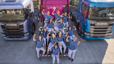 Una joven de Wilde participa del programa "Conductoras Scania"