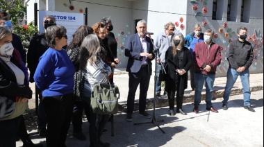 Se inauguró la puesta en valor e intervención artística del Sector 134 del Cementerio de Avellaneda