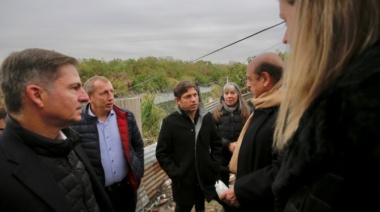Kicillof presentó un proyecto para la construcción de 120 viviendas en Platanos