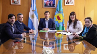 Alejo Chornobroff firmó convenios con el Ministerio de Desarrollo Social de la Nación