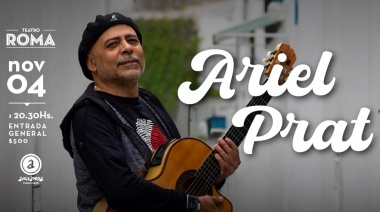 Ariel Prat se presenta en el Teatro Roma