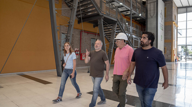 Sabbatella recorrió las obras del laboratorio ambiental de ACUMAR en Avellaneda