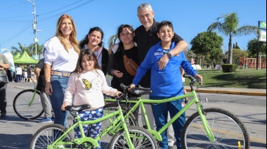 Más bicicletas para los niños y niñas de Avellaneda