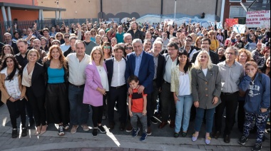 Axel Kicillof, Santiago Maggiotti y Jorge Ferraresi inauguraron obras en Wilde