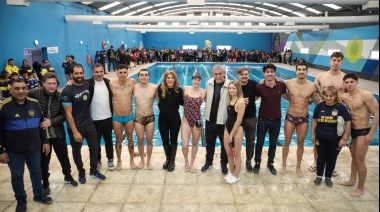 Ferraresi inauguró un nuevo natatorio climatizado y más espacios verdes