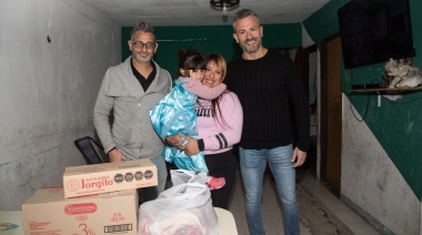 Daniel Amigo visitó a Mayra Leyes, la policía baleada por delincuentes en Avellaneda