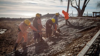 Avanzan las obras del nuevo Parque de la Ribera de Quilmes