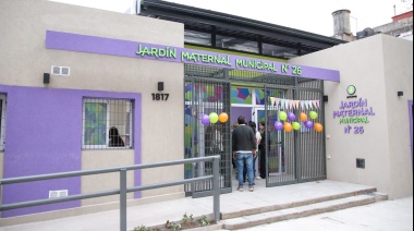 Ferraresi inauguró un nuevo Jardín Maternal en Piñeiro