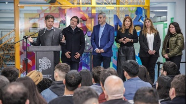Kicillof y Ferraresi inauguraron los talleres de la Escuela Técnica N°6 de Wilde